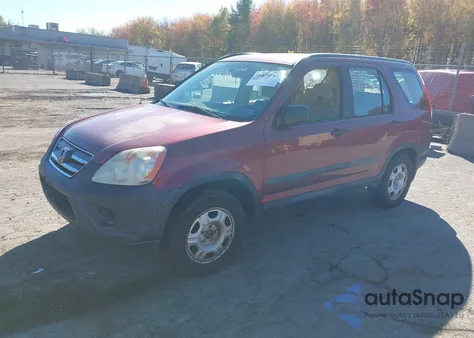 2005 Honda Cr-V Lx из США, поврежденный, VIN SHSRD78535U332987